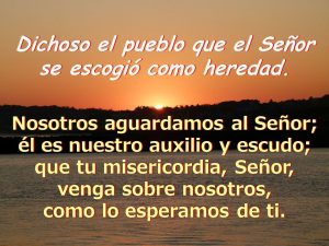 Salmo 32, 12-15.20-21. Miércoles 2 de Septiembre de 2020.